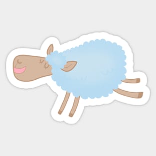 I'm blue sheep. Sticker